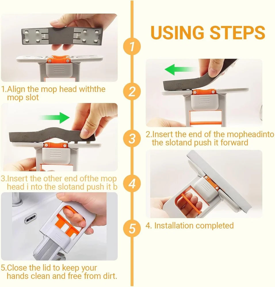 Portable Mini Self-Squeeze Cleaning Mop