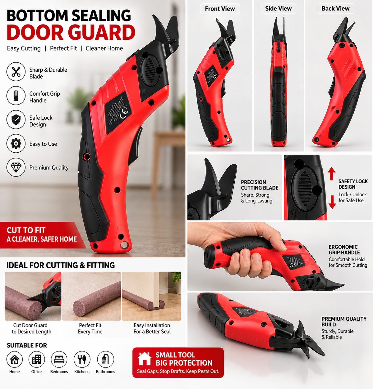Heavy-Duty Multipurpose Cutting Tool – Sharp, Strong & Easy to Use