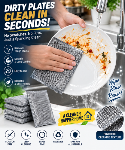 Tough Stain Killer Scrub Cloth – Destroy Grease & Grime with Less Effort!