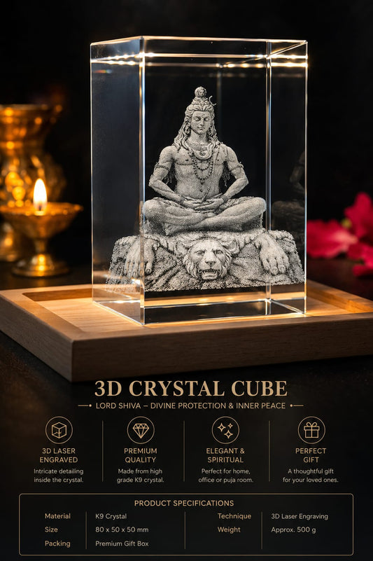God Idol 3D Crystal Cube